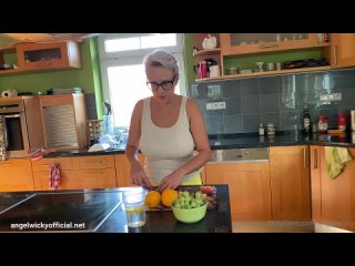 angel wicky breakfast huge tits big ass milf