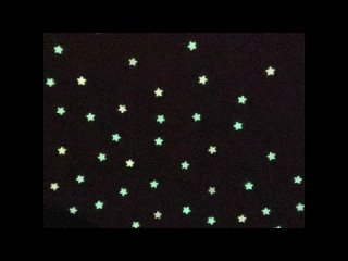 100 pcs set luminous n star wall stickers glow in the dark for teens teens room decorations